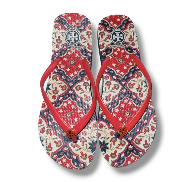 TORY BURCH Flip Flops Size 7.5 - Picture 2 of 5